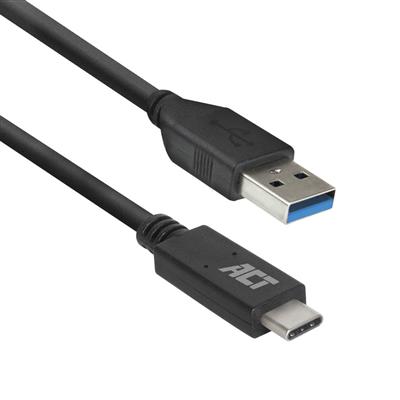 ACT USB 3.2 Gen1 aansluitkabel A male - C male 1 meter